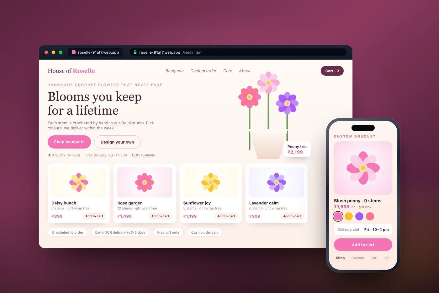 House of Roselle — Web App