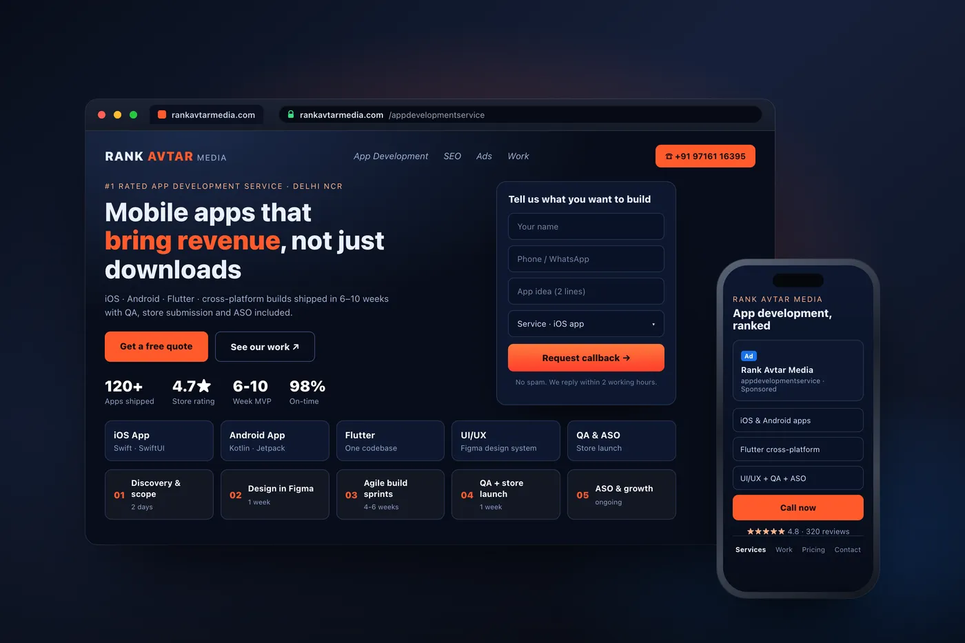Rank Avtar — Website